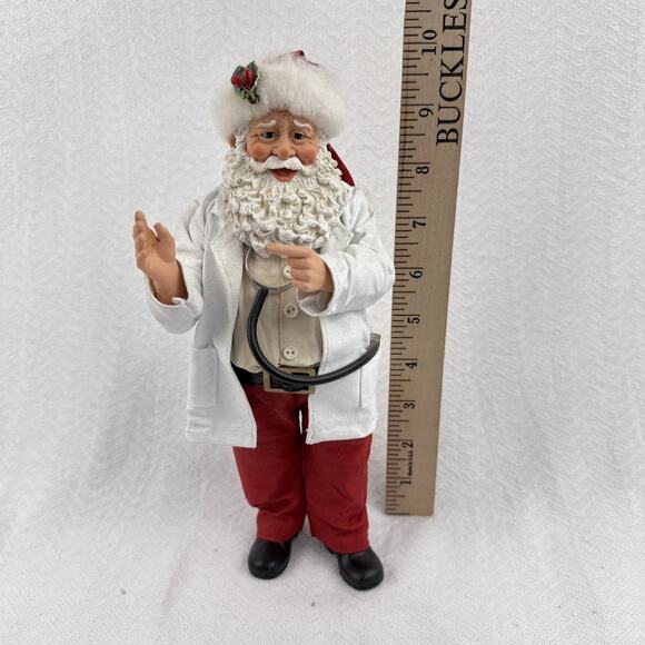 Possible Dreams Clothtique Doctor Santa 10 in - Picture 10 of 10